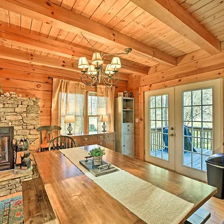 Creekside Bryson City Cabin With Private Hot Tub Exterior photo